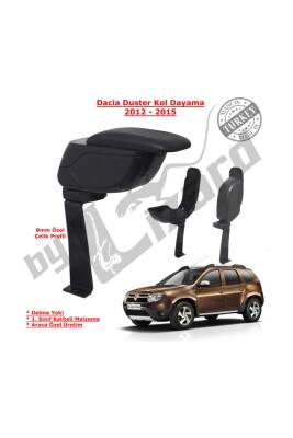 Dacia Duster Delmesiz Çelik Ayaklı Sürgülü Kolçak Siyah - 1