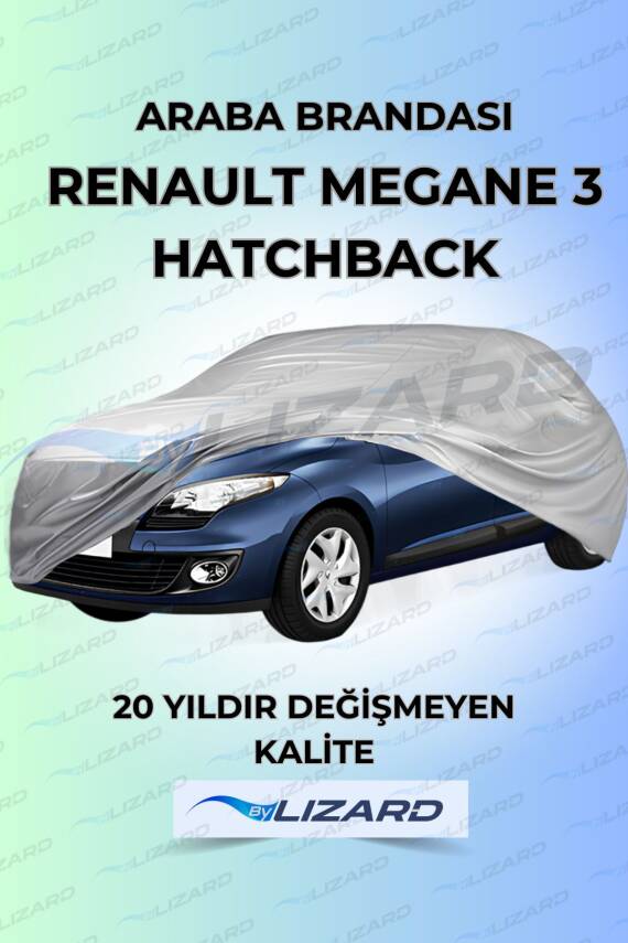 Renault Megane 3 Hatchback Hb Uyumlu Lüks Araba Brandası Miflonlu Branda Oto Çadır Örtü - 1